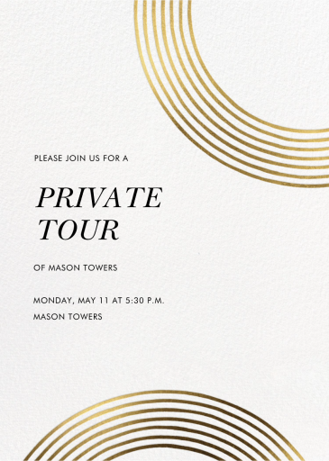 Sand Garden - VIP Event Invitation by kate spade new york
