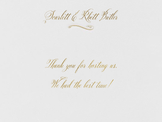 Trasierra (Thank You) - Stationery by Crane & Co.