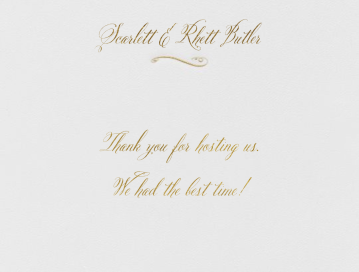 Trasierra (Thank You) - Stationery by Crane & Co.