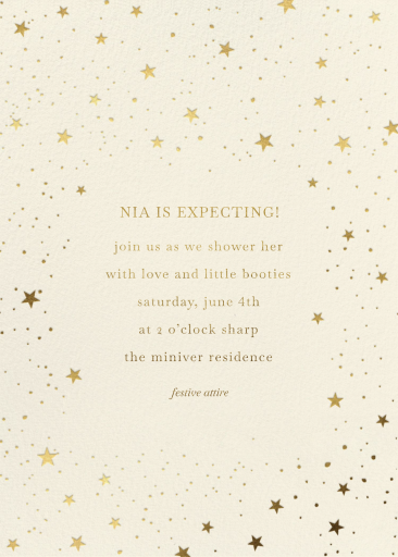 Stars and Sparkle - Baby Shower Invitation by Sugar Paper