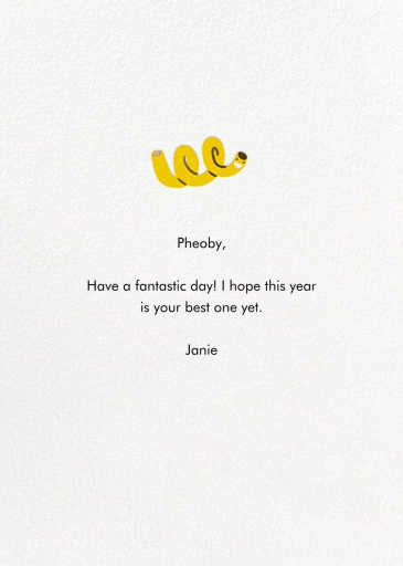 Oodles - Birthday Card by Hello!Lucky - Back