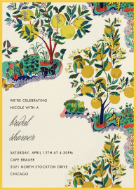 Exuberance - Bridal Shower Invitation by Schumacher
