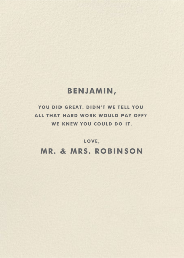 Reach for the Stars - Graduation Card by Hello!Lucky - Back