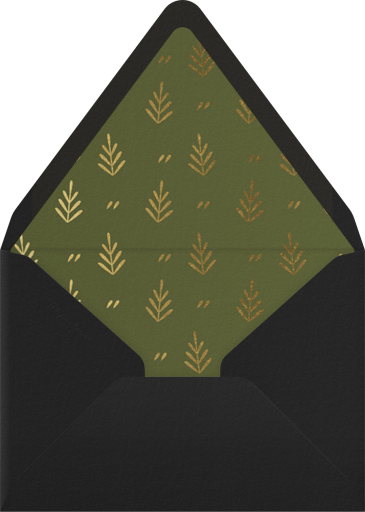 Woodcut Saint Nick - Paperless Post Envelope