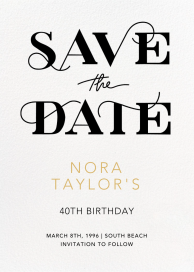 Swept Up - Save the Date by Paperless Post