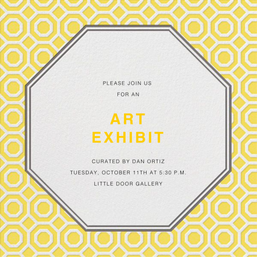 Nixon - Art Exhibition Invitation by Jonathan Adler