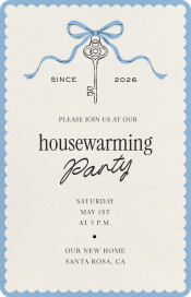 Bow and Key by Paperless Post