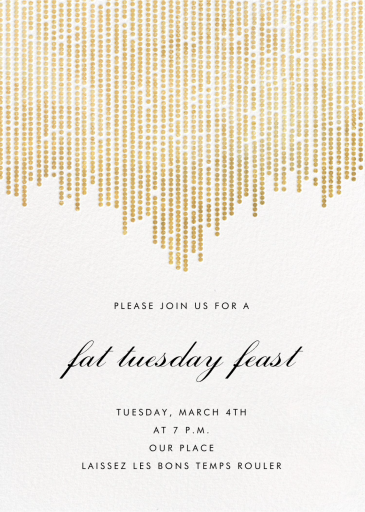 Josephine Baker - Mardi Gras Invitation by Paperless Post