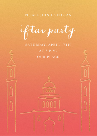 Masjid at Dusk by Paperless Post