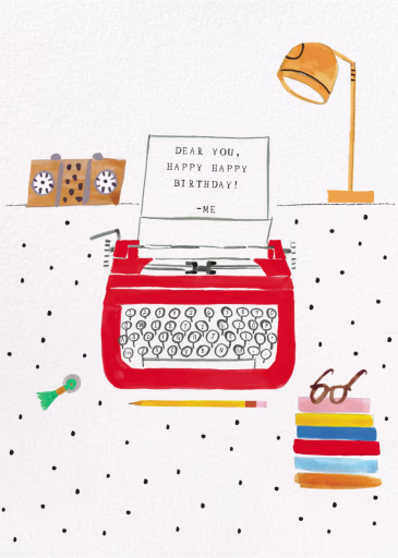 Escritoire - Birthday Card by Mr. Boddington's Studio