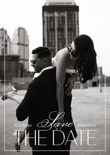 Swept Away Photo - Save the Date by Paperless Post