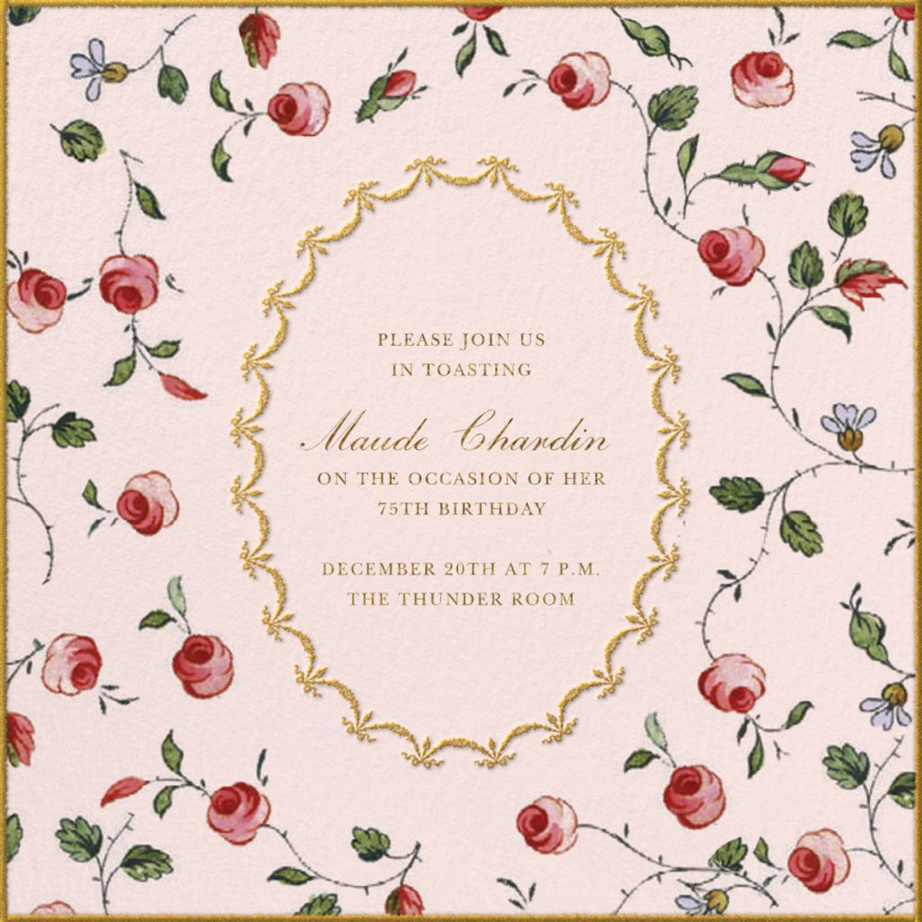 Grand Roseraie Send online instantly RSVP tracking