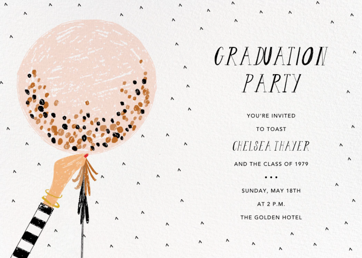 Ready to Burst - Celebration Invitation by Mr. Boddington's Studio