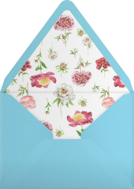 Blooming Peonies - Clementina Sketchbook Envelope