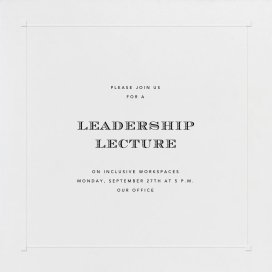 Square Embossed Corners - Seminar Invitation by Paperless Post