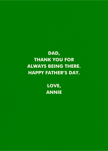 Dad Yolks - Greeting Card by Hello!Lucky - Back