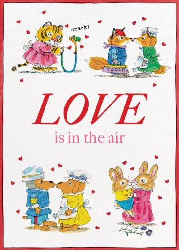 Couple Up - Valentine's Day Card by Richard Scarry