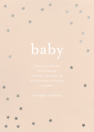 Scattered Stars - Baby Shower Invitation by Sugar Paper
