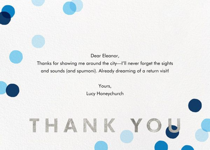 Carnaby Thanks - Thank You Card by Paperless Post
