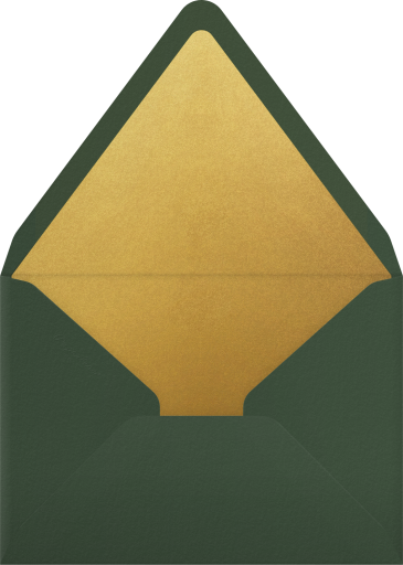 Photo Merry & Bright Holiday Card Envelope