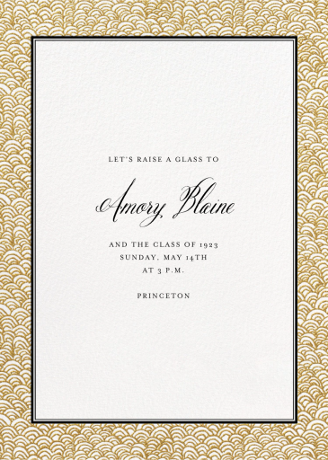 Naive Wave - Graduation Party Invitation by Paperless Post