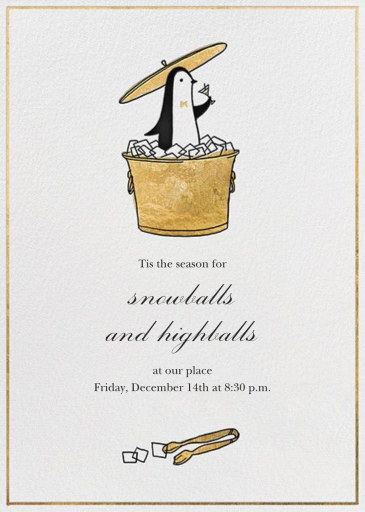 Butler in the Ice Bucket - Party Invitation by Paperless Post