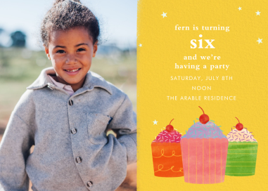 Cupcake Social (Photo) - Birthday Invitation by Paperless Post