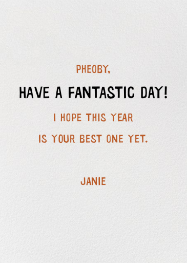 Party Deer (Jon Klassen) - Birthday Card by Red Cap Cards - Back