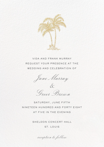 Mascarene - Diwali Invitation by Crane & Co.