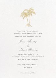 Mascarene - Wedding Invitation by Crane & Co.