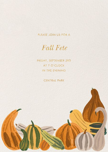 Thankful Harvest - Fall Party Invitation by Rifle Paper Co.