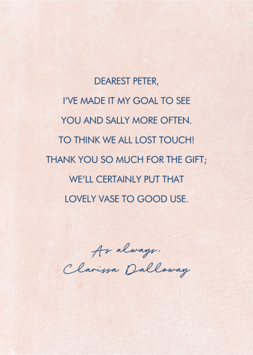 Bunches and Bunches - Thank You Card by 2021 Co. - Back