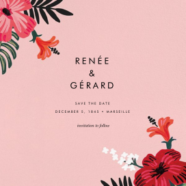 Kona Floral (Save the Date) by Rifle Paper Co.