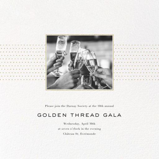 Dotted Band - Fundraiser Invitation by Paperless Post