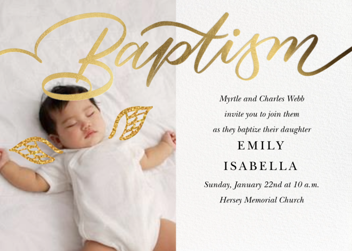 Little Angel - Party Invitation by Paperless Post