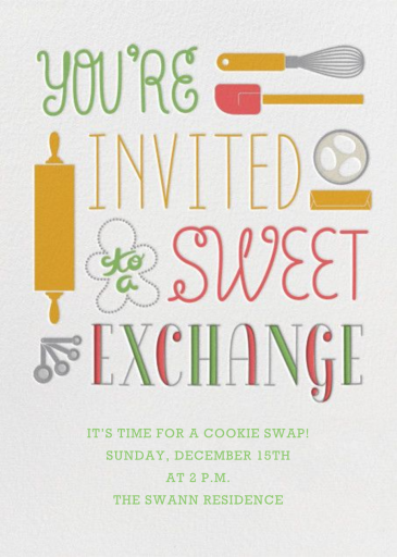 Sweet Exchange - Housewarming Invitation by Crate & Barrel