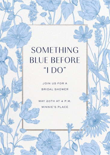 Blooming Flowers - Bridal Shower Invitation by Liberty
