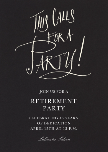 Momentous Occasion - Invitation by Stephanie Fishwick