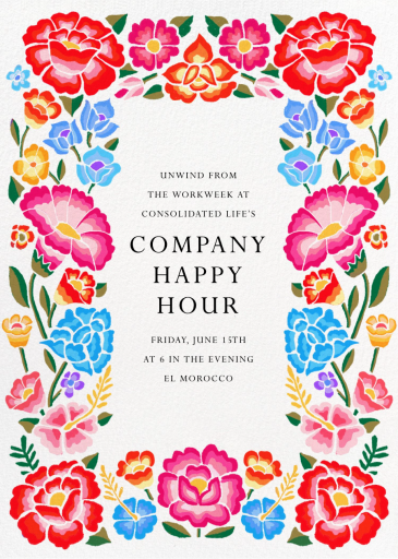 De Colores - Business Event Invitation by Paperless Post