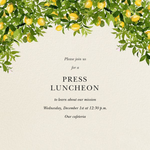 Eureka Bower - Breakfast/Lunch Invitation by Felix Doolittle