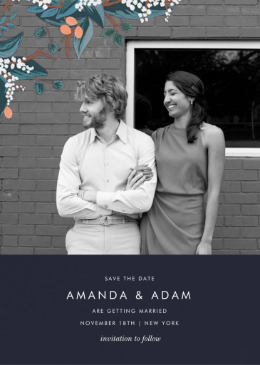 Mandarin Grove (Photo Save the Date) - Invitation by Rifle Paper Co.