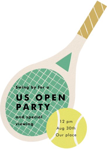 Tennis Cutout by Meri Meri