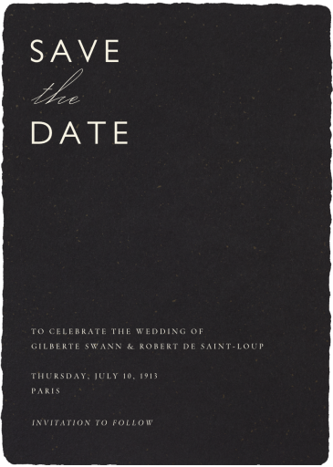 Around the Edges - Save the Date by Paperless Post