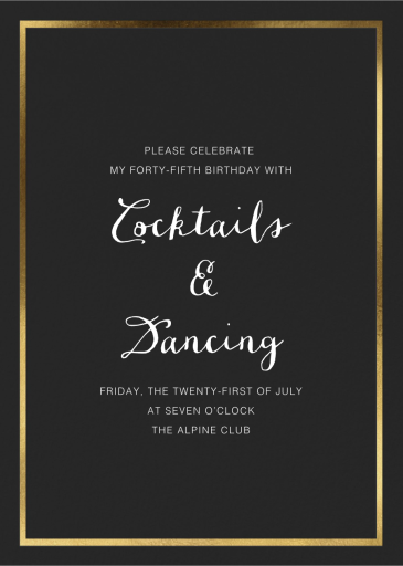 Idylle - Birthday Invitation by Paperless Post