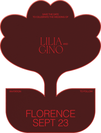 Blossom Cutout - Invitation by Both