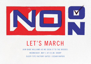 Vote No (Invitation) - Election Invitation by Paperless Post