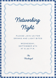 Stripes and Waves - Business Event Invitation by Martha Stewart