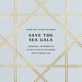 Southampton (New) - Gala Invitation by Jonathan Adler