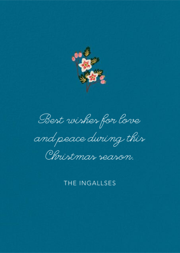 Winter Wilderness (Danielle Kroll) by Red Cap Cards - Back