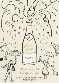 It's Raining Champagne by Pulp Templates Co.